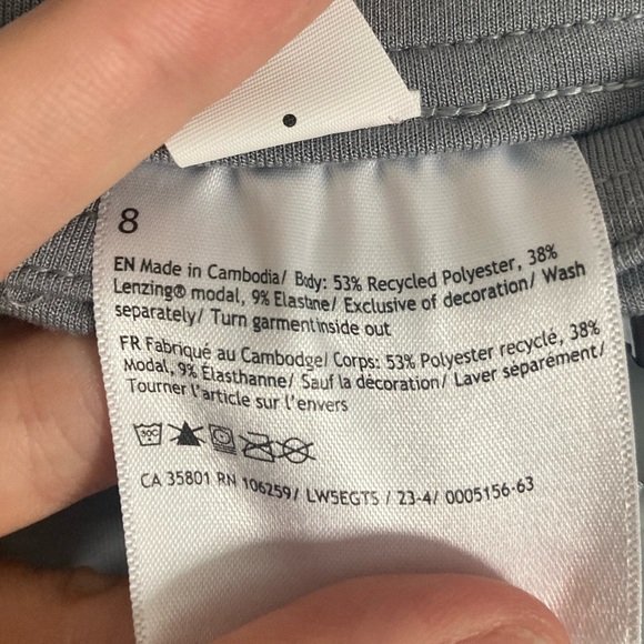 NWT Lululemon Athletica High Rise Softstreme Pants in Rhino Grey Size 8 - Picture 7 of 10